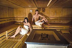 Saunalandschaft im Hotel Böhmerwald in Bayern