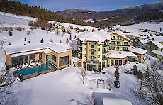 Wellnesshotel im Winter in st. Englmar